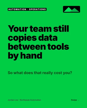 An earlier week's post, first slide on a green brand